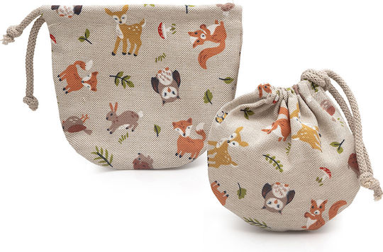 Beauty Home Fabric Gift Pouch 13x14cm