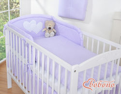 Bobono Σετ Κούνιας Purple 3τμχ