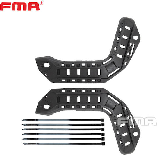 Ράγες Κράνους Σετ Powerpath Arc Rail System Fma Black