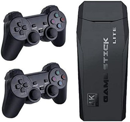 Mini Stick Hdmi 4k Ασύρματη 2 Χειριστήρια Ηλεκτρονική Παιδική Ρετρό Κονσόλα