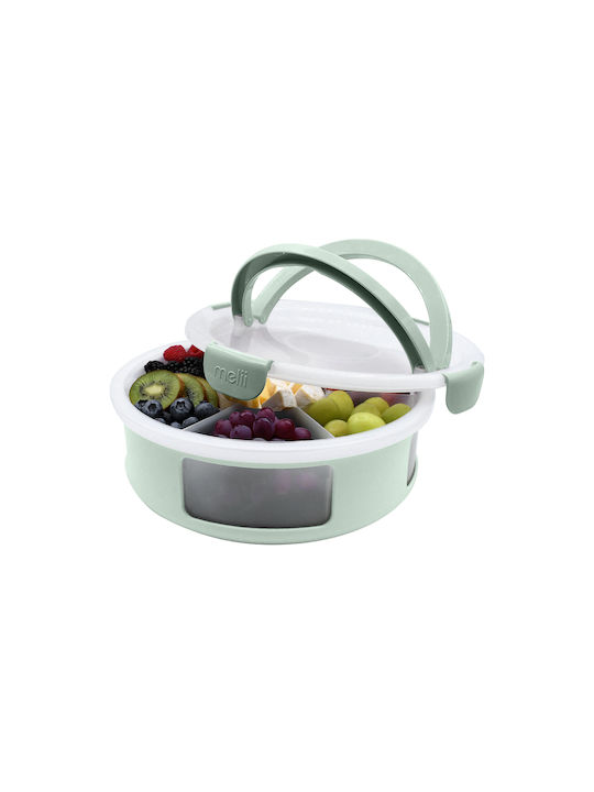 Melii Snackle Box Plastic Green Food Container 5L