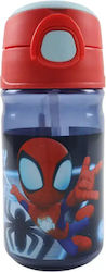 Gim Spidey Πλαστικό Παιδικό Παγούρι Θερμός με Κ...