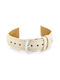 Curea Ceas Piele W94 Crem 14mm