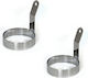 Set 2 Inele Rotunde Din Oțel Inoxidabil Raki Pentru Prăjit Ouă Sunny-side Up 12cm