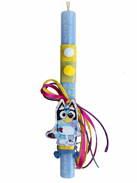 Lumanare De Paste Bluey Pătrată Cu Cutie Cățeluș Albastru (Diverse Modele)