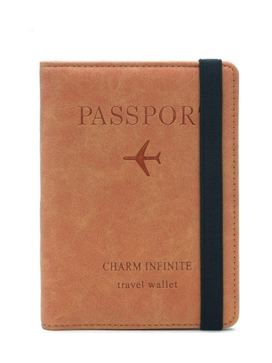 Rfid Signal Block Passport & Credit Card Case Orange Passport Card Case Oem