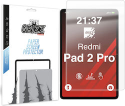 Grizzglass Paperscreen Protective Display Film Compatible Xiaomi Redmi Pad 2 Pro Transparent Grizzglass Paperscreen Protective Display Film Compatible Xiaomi Redmi Pad 2 Pro Transparent