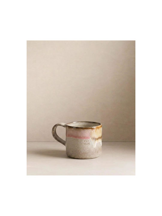 Κούπα Κεραμική Egg Back Home Melting Ice Cream Cat Mom H 9 Cm Ø9 Cm 360 Ml