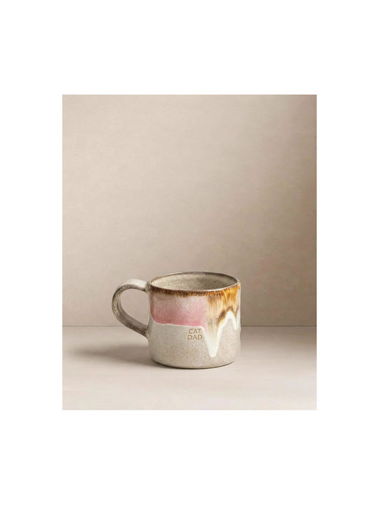 Κούπα Κεραμική Egg Back Home Melting Ice Cream Cat Dad H 9 Cm Ø9 Cm 360 Ml