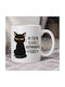 Mug Cat Lovers "The Cat Is In Charge Here" 330ml