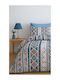SteweHome Cotton Duvet Cover Set 200x220cm Double With 2 Pillowcases Yellow