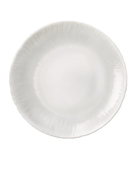 e-exoplismos Coconut Servierplatte Untiefe mit Länge 27.5cm 6 Stück