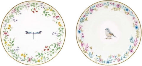 Marva Easy Life Fancy Garden Dessert Plate Porcelain 16cm 2 Pieces Marva Easy Life Fancy Garden Dessert Plate Porcelain 16cm 2 Pieces