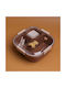Lunch Box Plastic Brown 1.2lt