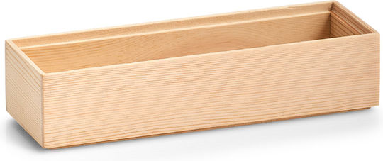 General Use Vase with Lid Wooden 7.5x5x23cm