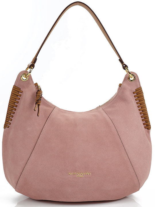 Leather Women's Shoulder Bag Brown