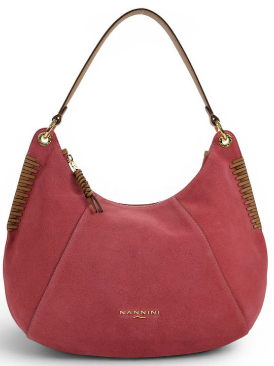 Nannini Leather Women's Shoulder Bag Red