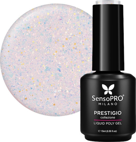 Sensopro Milano Prestigio Liquid Polygel Gold Glint 15ml