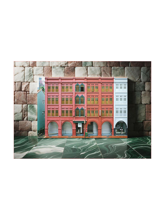 iLovePrints Gemälde Bunte Urbane Architektur 150x100