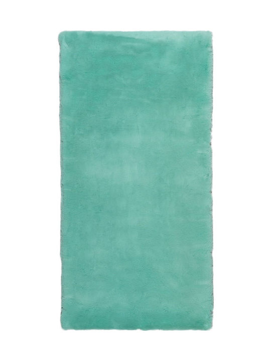 Viokarpet Lapin Mixed Rug Runner Light Green 80x150cm