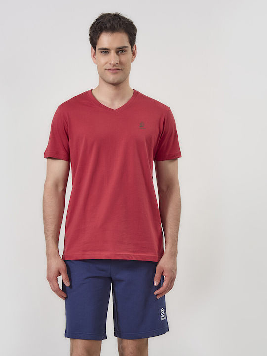 Admiral T-shirt Κοκκινο