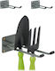 Relaxdays Set 3 Long Wall Hooks