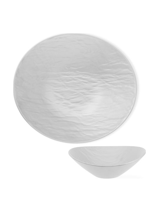 Viosarp Viosarp Melamine Salad Bowl Gray 24x21.8cm