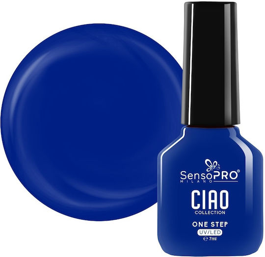 Semi-permanent Nail Polish One Step Sensopro Milano Ciao Collection Navy Nova 7ml