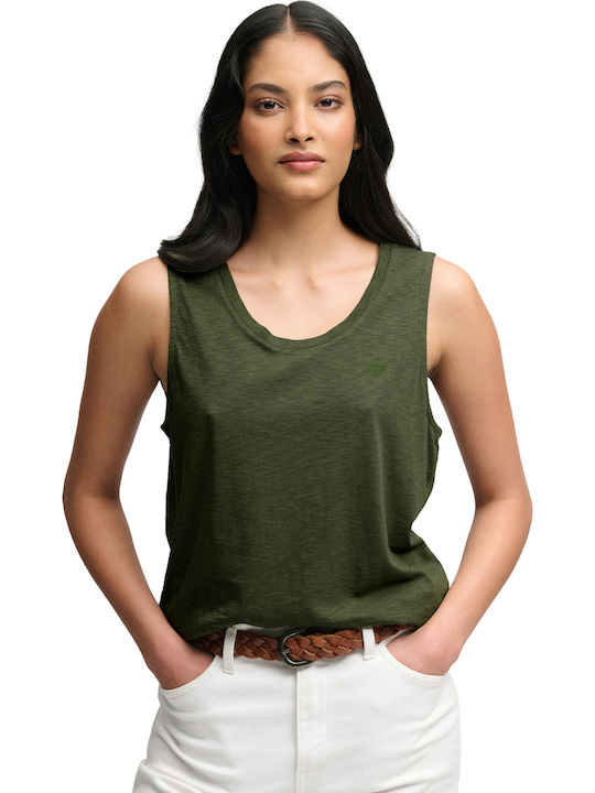 Superdry Scoop Neck Women's Sleeveless Blouse F...