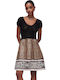Summer Mini Evening Dress Black