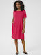 Sommer Damenkleid Fuchsie