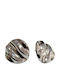 Kalliopi Silver Ohrringe Stecknadelverschluss aus Stahl