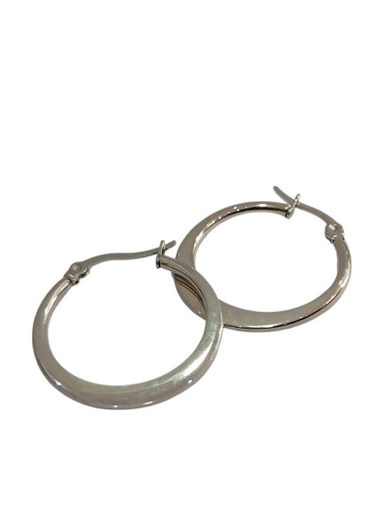 Kalliopi Silver Ohrringe Ohrhänger aus Stahl