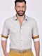 Long Sleeve Cotton Shirt in Regular Fit White