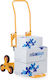Relaxdays Hand Truck Climbing Stairs Yellow Yellow Black Silver 124x77x54 Cm