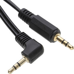 Microconnect 3.5mm Jack Cable Male - 3.5mm Male Black 1m AUDLL1A