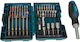 Makita Set of 12 Magnetic Precision Screwdrivers with 44 Interchangeable Bits