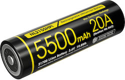 NiteCore Hpi 21700 5500mAh 3.6V Wiederaufladbare Batterien
