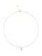 Guess Guess Halskette mit Herz-Design aus Vergoldetem Stahl mit Perlen