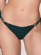 Bikini Brazil με Κορδονάκια Πετρόλ