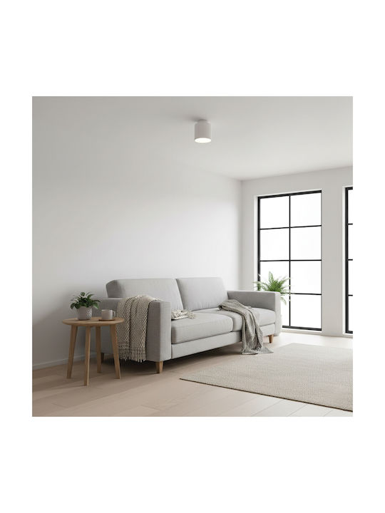 VK Lighting Plafonieră De Tavan 13cm Albă Cu LED Integrat
