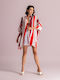 Women's Shirt Red Striped