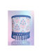 Oxygen Ethnic Tribal Blue Ceiling Light With E27 Socket 35x20cm