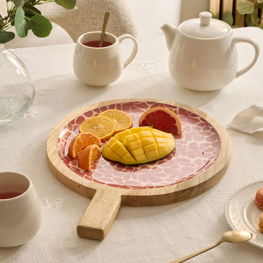 Wooden Cheese Serving Platter 39.5x31cm