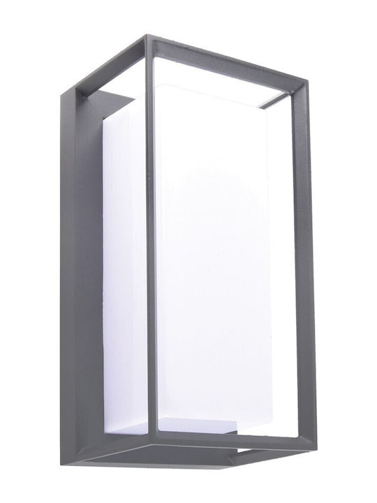 VK Lighting Επιτοίχιο Εξωτερικό Φωτιστικό LED IP65 με Θερμό Λευκό Φως