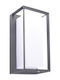 VK Lighting Επιτοίχιο Εξωτερικό Φωτιστικό LED IP65 με Θερμό Λευκό Φως