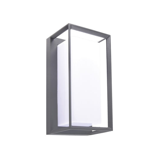 VK Lighting Επιτοίχιο Εξωτερικό Φωτιστικό LED IP65 με Θερμό Λευκό Φως