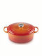 Le Creuset Volcanic Ρηχή Κατσαρόλα από Μαντέμι 6.3lt / 31cm
