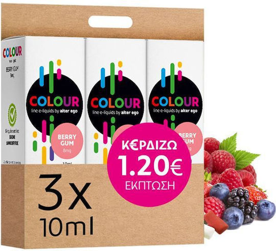 Alter eGo Lichid Electronic Pregătit Cu Aromă Fructată / Dulce 16mg 10ml 3 Bucăți