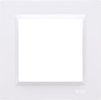 Simon 10 Бял Еднофамилен Залив За Задвижване S+840785